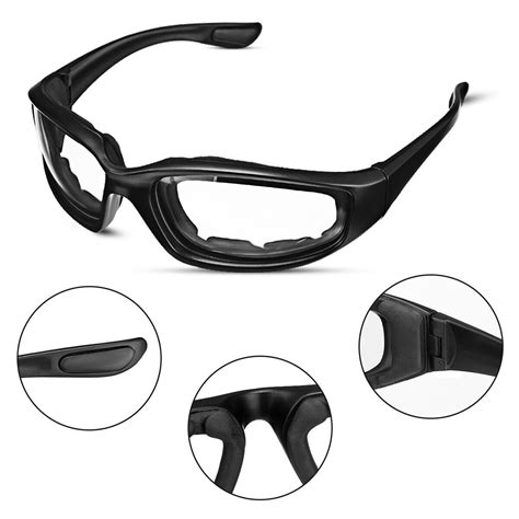 3 pair motorcycle sports biker riding glasses padded wind resistant sunglasses ebay
