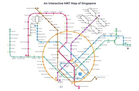 Singapore Mrt Map SG Line Maps In All Languages