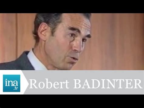 Robert badinter est né le 30 mars 1928. Robert Badinter "le jeune délinquant ne doit pas ...