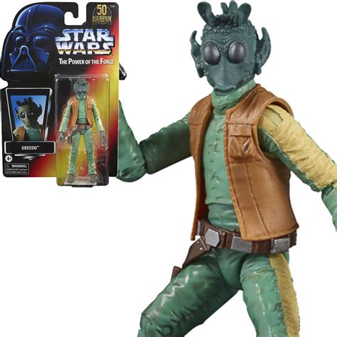 Star Wars The Black Series The Power Of The Force Greedo 6 Inch Action