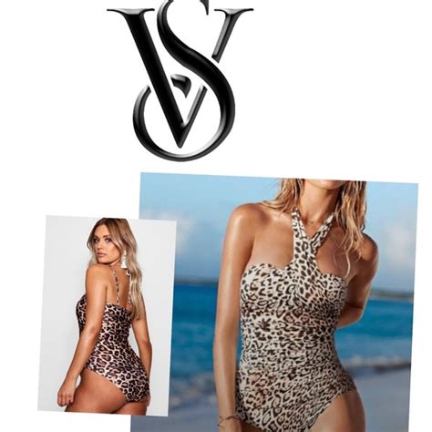 Victorias Secret Swim Vsonepiece Leopard Print Bathing Suit Xl Poshmark