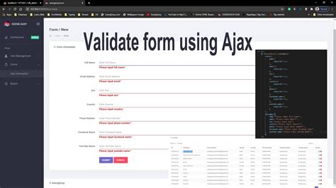 How To Validate In Laravel Using Ajax Crosspointe