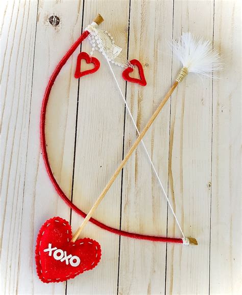 Cupid Bow And Arrow Set Perfect Valentines Day Or Etsy