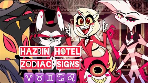 Hazbin Hotel Zodiac Signs Youtube