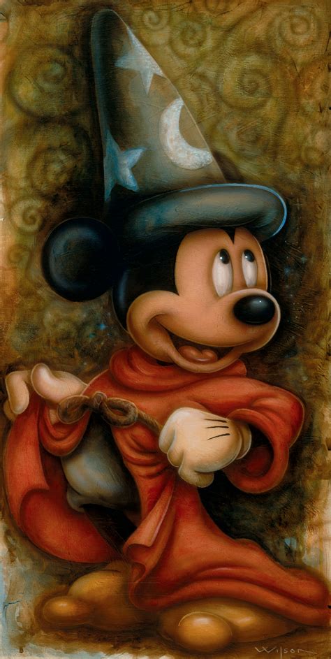 Darren Wilson Dcl 2013 Sorcerer Arte Disney Disney Mickey Mouse