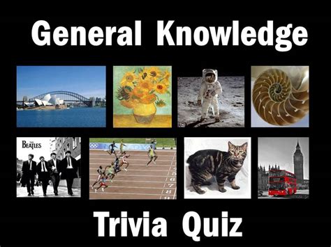 Though you should be warned, there are no actual questions about coins in this quiz, so you can sit down and. General Knowledge Trivia Quiz 1 | hubpages