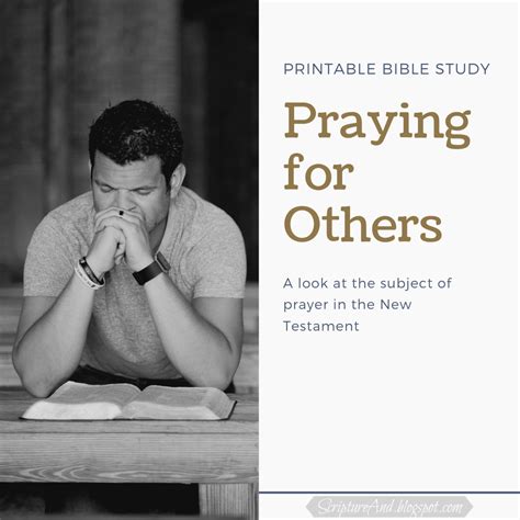 Praying For Others Bible Study