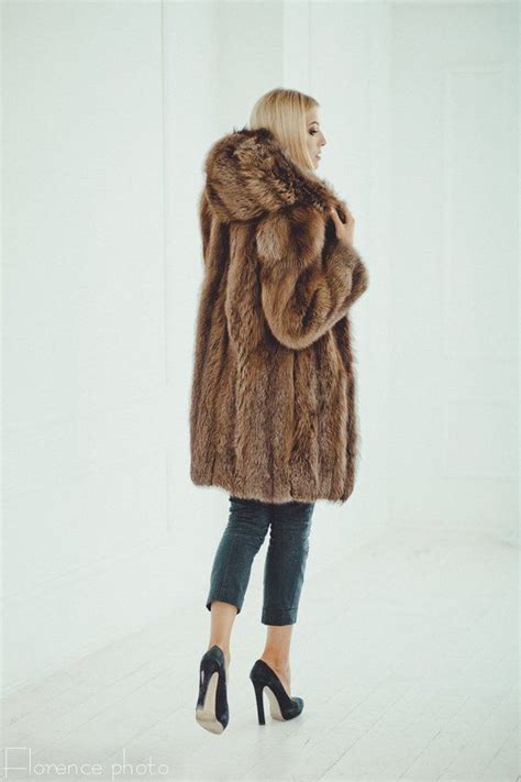 brown fur coat women oversized winter jacket womens long etsy brown