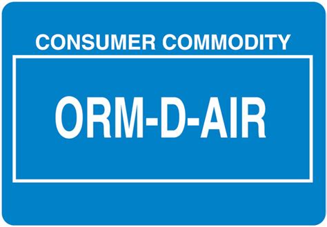 Placards, hazardous material, collection labels, packaging labels, mailing labels, label dispensers, and much more. Orm D Label Requirements - Trovoadasonhos