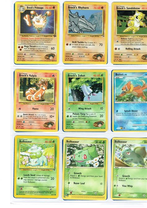 Click a pokémon's name to see its detailed pokédex page, or click a type to see other pokemon of the same type. POKEMON CARDS - PDF Archive