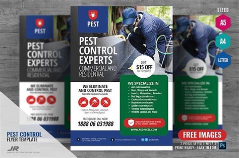 Pestex the largest gathering of the pest management community in the uk. Pest Control Flyer by PSDPixel on @creativemarket #pestcontrol #pests #advertisement # ...