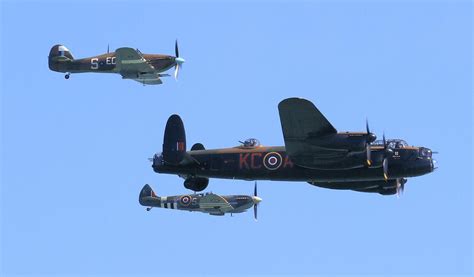 Battle Of Britain Memorial Flight In Eastbourne Airshow
