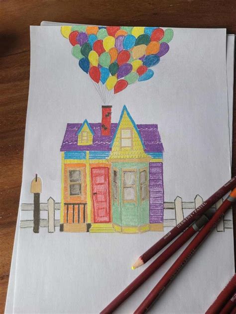 Easy Up House Drawing Step By Step Detailed Tutorial How To Draw The