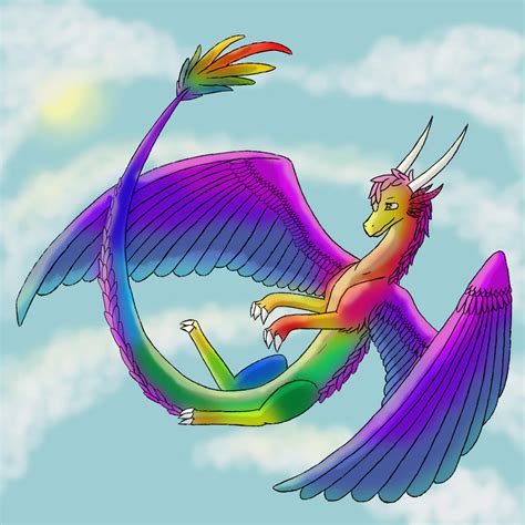 Rainbow Dragon By Nikki 123 On Deviantart