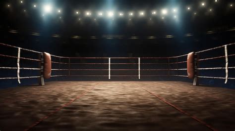 Premium Photo Professional Boxing Ring Background
