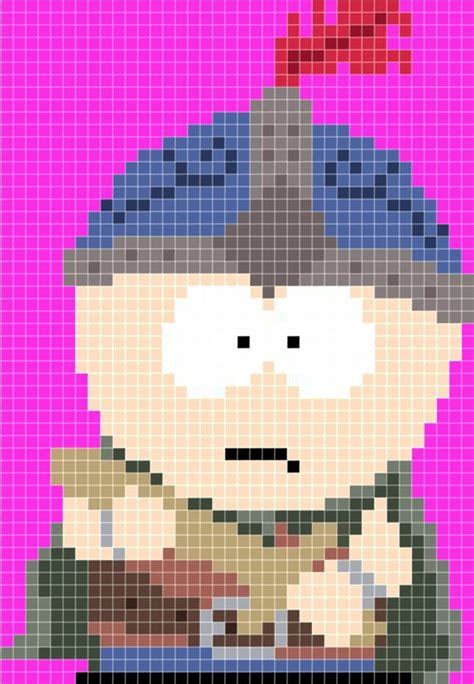 Stan Ranger South Park Stick Of Truth Pattern Perler Bead Templates