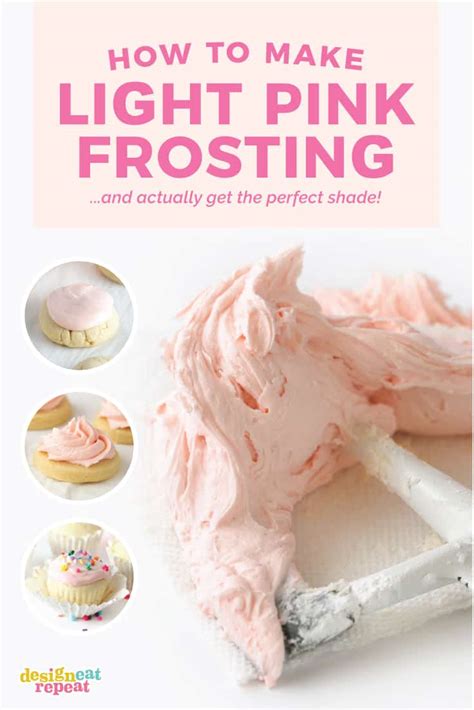 How To Make Light Pink Frosting Design Eat Repeat