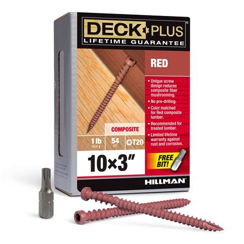 Deck Plus 10 X 3 In Ceramic Deck Screws 1 Lb At