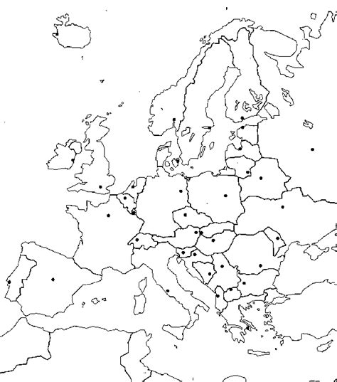 Carte Europe Cm1 à Compléter My Blog