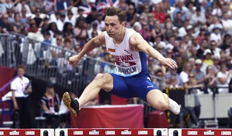 Norwegian star karsten warholm clocked 46.70 seconds in men's 400 metres . Karsten Warholm ready to fly again in Ostrava - The Mile ...