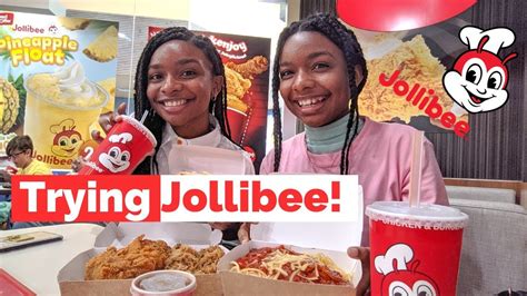 Trying Jollibee For The First Time 🍗🇵🇭 Deja And Di V Youtube