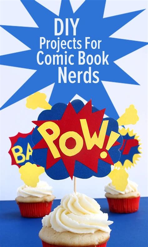 10 Diy Projects For That Super Comic Book Nerd In Your Life Book Nerd