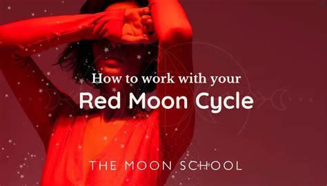 What Is The Red Moon Cycle Menstruation Cycle The Moon School