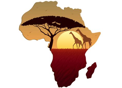 Map Of Africa Png Image File Png All Png All