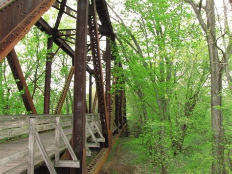 Second Bridge On The Kokosing Gap Trail Near Gambier Ohio Gambier