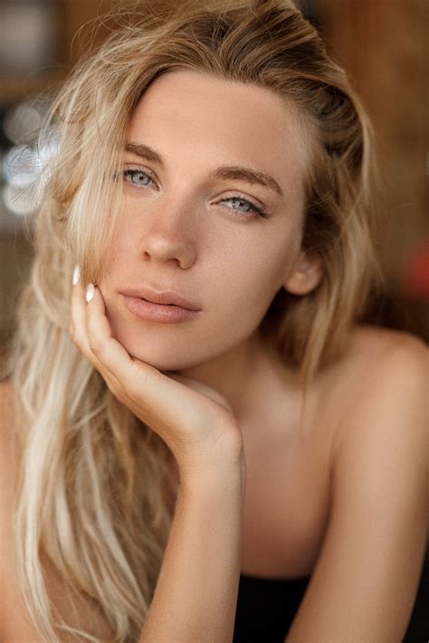 wallpaper blonde alexey polsky face women model portrait 1440x2160 wallpapermaniac
