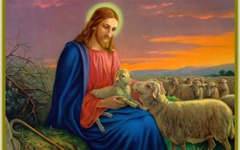 Jesus With Sheep Wallpapers Wallpaper Cave