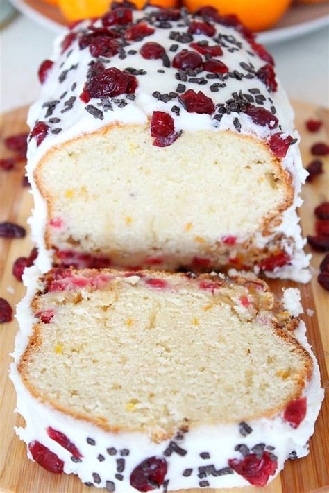 Scroll to bottom for printable recipe card. Christmas Cranberry Pound Cake - Recipes Feed