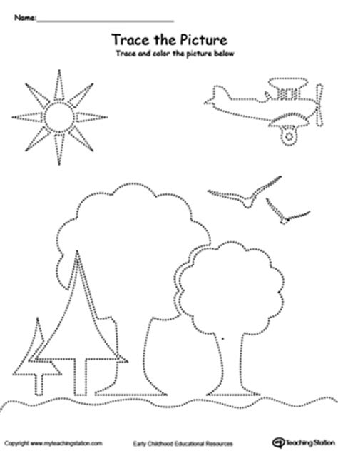 Early Childhood Pre-Writing Worksheets | MyTeachingStation.com