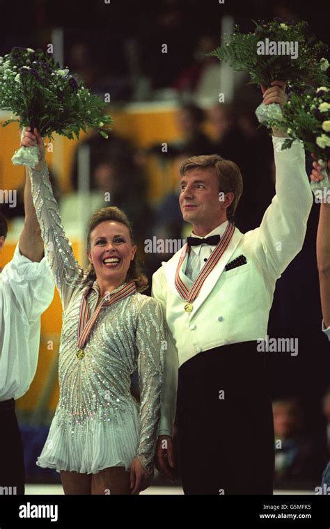 1994 European Figure Skating Championships Ice Dancing Medal Ceremony