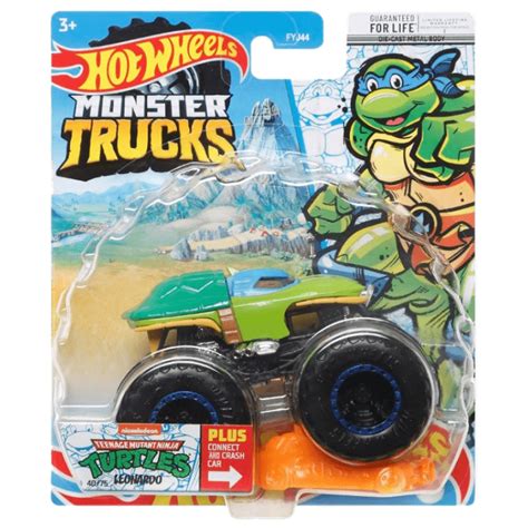 Mattel Hot Wheels Monster Trucks Teenage Mutant Ninja Turtles Leonardo