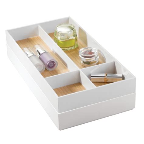 Here are 18 bathroom organizing ideas that address small bathroom storage, organizers for large baths, and some tips to help you maximize any space. MetroDecor mDesign Bathroom Vanity Drawer Organizer for ...