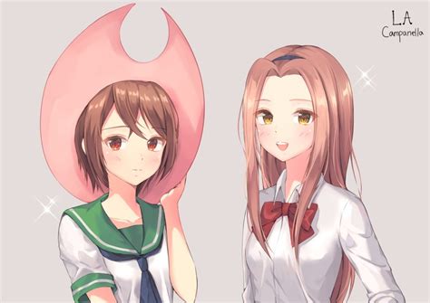 Yagami Hikari And Tachikawa Mimi Digimon And 2 More Drawn By La