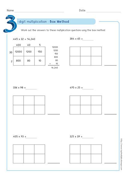 Quick strategy lesson for area model multiplication with 3digit by 2 digit numbers. Box method multiply three-digit numbers | Partial product ...