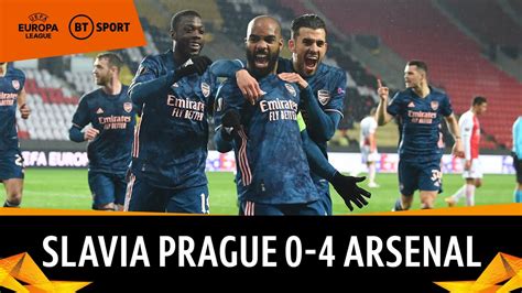 Slavia Prague Vs Arsenal 0 4 Lacazette Makes A Statement In Prague