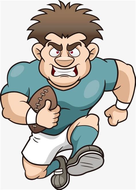 Rugby Player White Transparent Vector Rugby Player Rugby Clipart