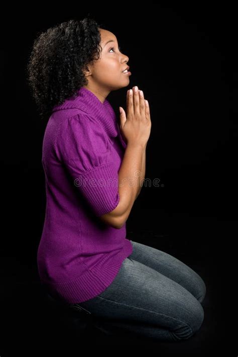 Woman Kneeling Praying