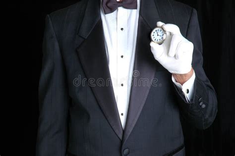 Butler With Hands Behind His Back Stock Photo Image Of Formalwear