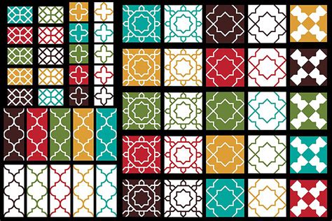 Seamless Moroccan Patterns And Tiles
