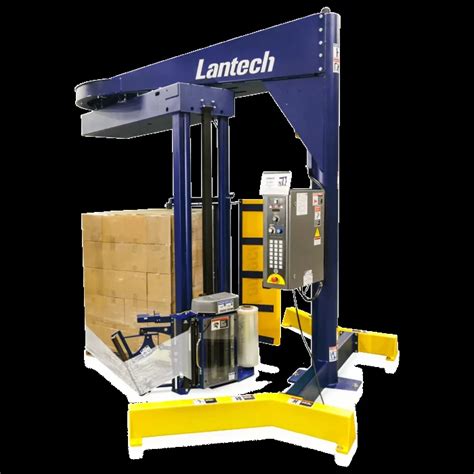 Lantech S Semi Automatic Straddle Stretch Wrapper SWS Packaging