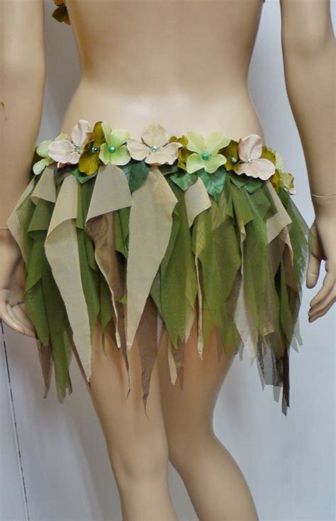 Gypsy Woodland Forest Fairy Cosplay Dance Costume Rave Bra Halloween Burlesque Show Girl · L