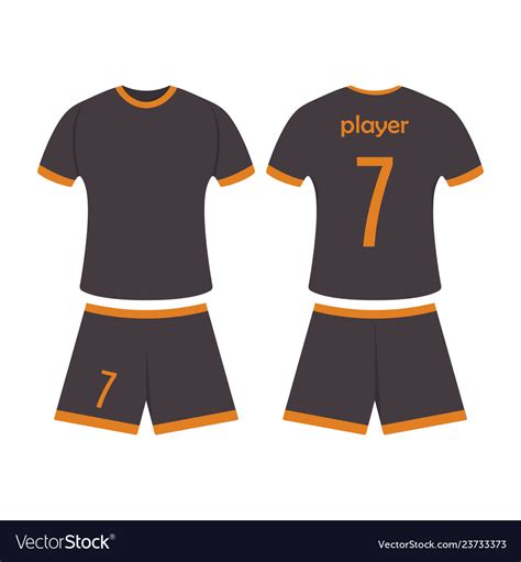 T Shirt Sport Design Template For Soccer Jersey Vector Image