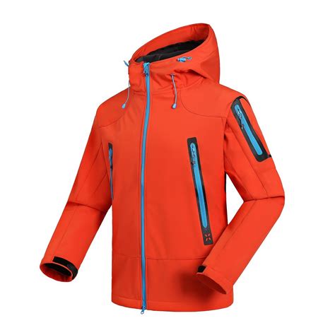 Waterproof Softshell Hiking Jacket Men Windbreaker Breathable Rain Coat