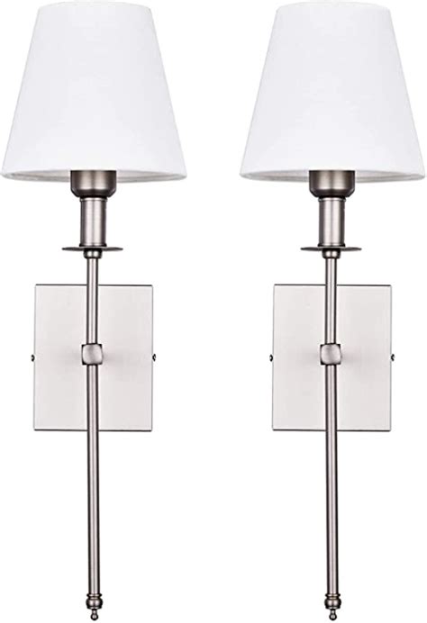 Jengush Wall Light Battery Operated Sconce Set Of 2，not