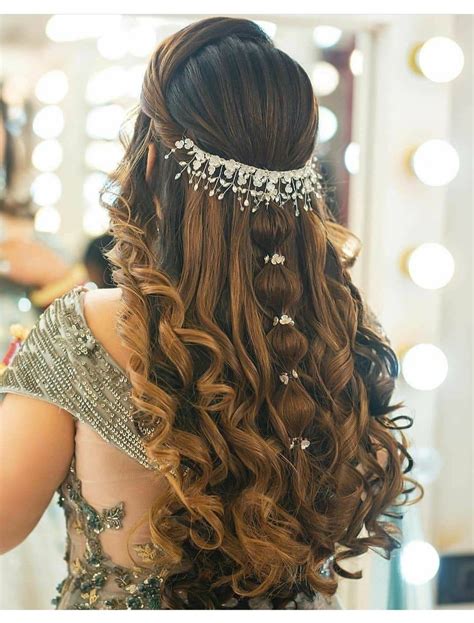 79 Stylish And Chic Indian Bridal Hairstyles For Long Hair Video With Simple Style Best
