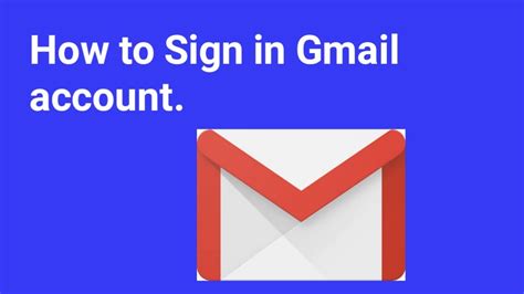 How To Sign In Gmail Account Youtube